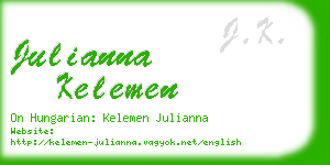 julianna kelemen business card